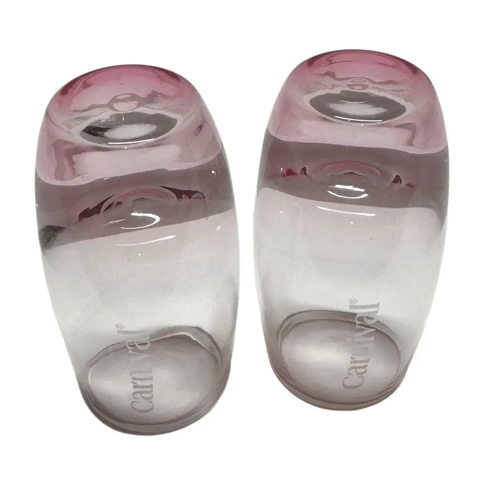 Carnival Cruise Shot Glasses Set of 2 Pink